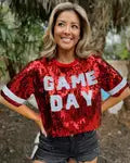 Game Day sequin Top