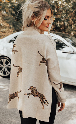 Cheetah Soft Sweater