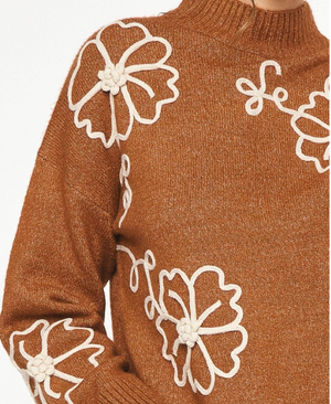 Flower Power Sweater Ginger