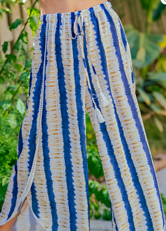 Breezy Wide Leg Pants Blue