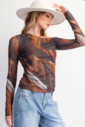 Abstract Mesh Top - Camels