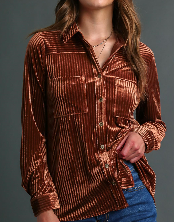 Velvet Shirt Copper