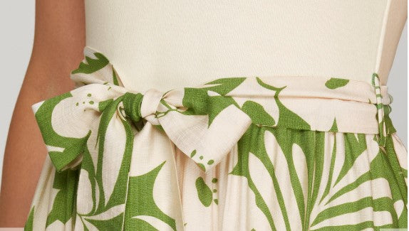 Tropical Dress Green