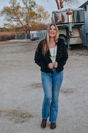 Soft Fringe Jacket