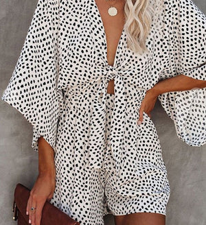 Knot Front Romper