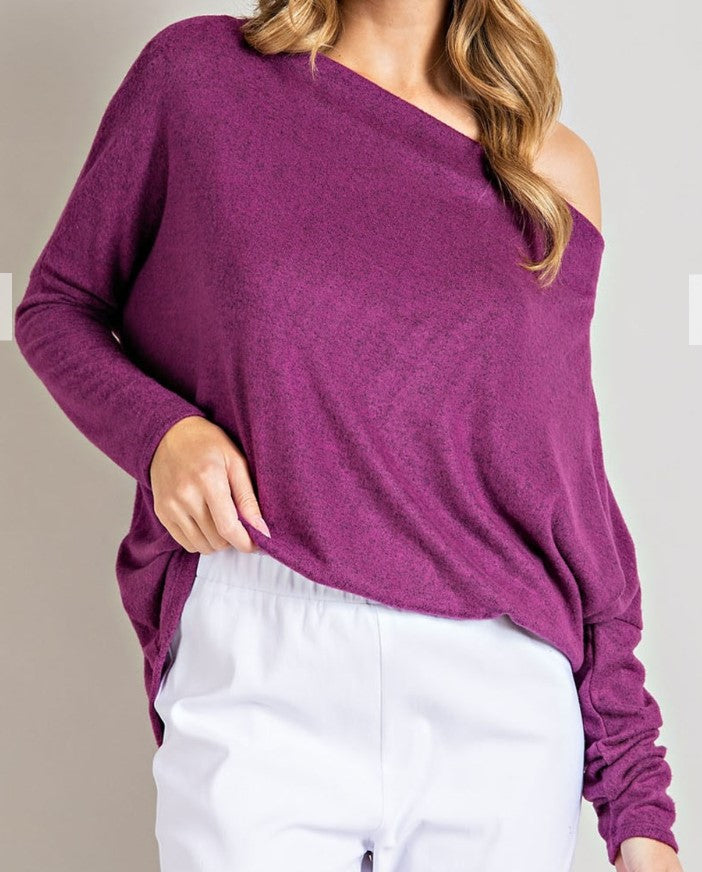 Plum Sweater