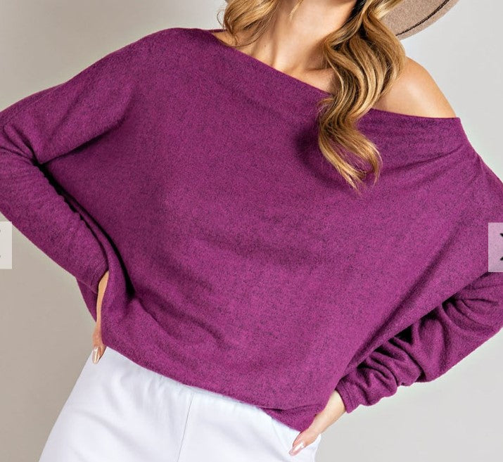 Plum Sweater