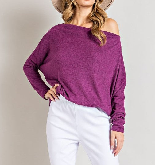 Plum Sweater