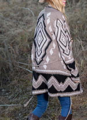 Aztec Cardigan Sweater