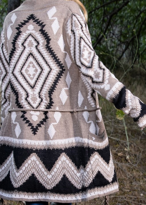 Aztec Cardigan Sweater